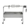 Barbecue charbon SILVER STYLE tournebroche XXL