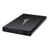 Boitier Disque dur 2,5" USB 3.0 ADVANCE Aluminium Noir Brossé – Plug & Play