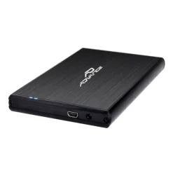 Boitier Disque dur 2,5" USB 3.0 ADVANCE Aluminium Noir Brossé – Plug & Play