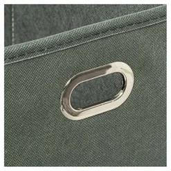 Boîte de rangement pliable kaki 15x31 cm