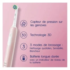 Brosse à dents ORAL-B PRO 1 PINK