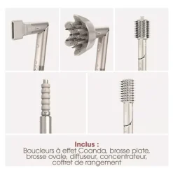 Brosse soufflante SHARK FlexStyle HD446SLEU 5en1