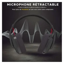 Casque gaming THE G-LAB Korp Platinium sans fil