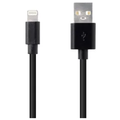 Câble Lightning / USB EDENWOOD 2,5M Noir Certifié APPLE