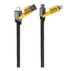 Câble Lightning / USB et USB-C /USB-C SEDEA 1,20M Noir