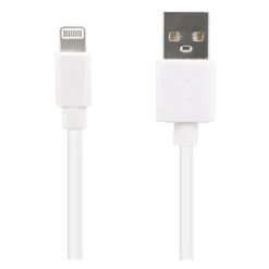 Câble Lightning / USB HIGH ONE 1M Blanc