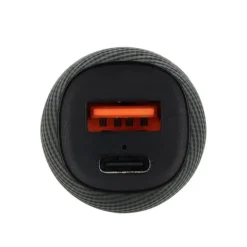 Chargeur allume cigare 2 ports USB et USB-C EDENWOOD 51W Noir