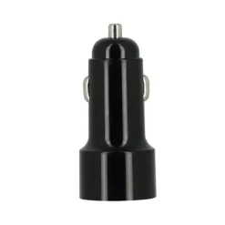 Chargeur allume cigare 2 ports USB HIGH ONE 12W Noir