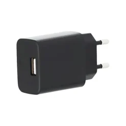 Chargeur secteur USB HIGH ONE 2,4AA + Câble USB-C/ USB 1M Noir
