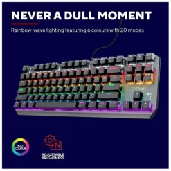 Clavier gamer TRUST TKL mécanique CALLAZ