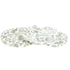 Couvercle en tissu réutilisable x3