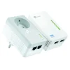 CPL Wifi DUO TP-Link AV600 Mbps avec prise intégrée+ WIFI N300 - TL-WPA4225 KIT
