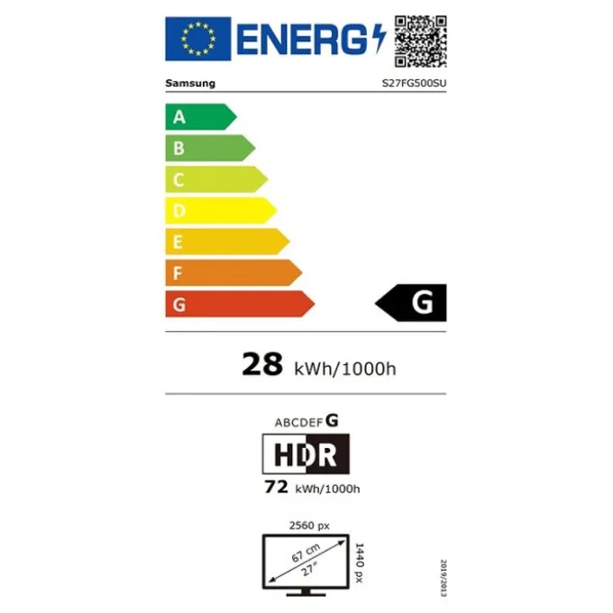 Ecran PC OLED SAMSUNG 27" Odyssey-G50SF-180Hz/0,03ms
