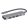 Hub USB-C 5-en-1 – Adaptateur multifonction avec HDMI, USB, SD et recharge rapide
