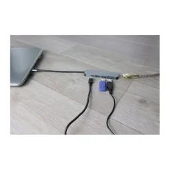 Hub USB-C 5-en-1 – Adaptateur multifonction avec HDMI, USB, SD et recharge rapide