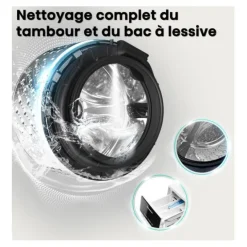 Lave-linge hublot 11 kg HISENSE WF1I1142BBL