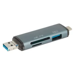 Lecteur de cartes multifonction SEDEA 6 en 1 - USB - USB-C