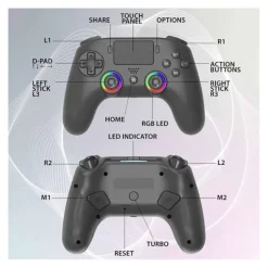 Manette PS5 SUBSONIC sans fil Noire