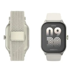 Montre connectée Echo Rainbow Mesh Blanche - 2 Bracelets