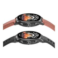 Montre connectée ECHO Rainbow Voyager Noir + Bracelet Marron