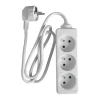 Multiprise ZENITECH 3 prises Blanche