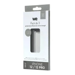 Pack de 3 Films de protection WE APPLE iPhone 12/12 Pro