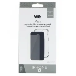 Pack Film de protection + Coque WE APPLE iPhone 13