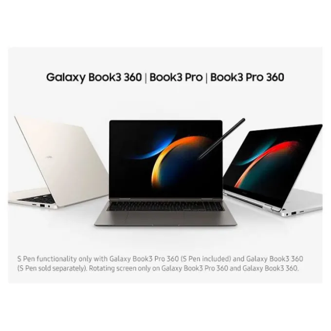 PC Portable 13,3" SAMSUNG Galaxy Book 3 360 - OLED/i5/16Go/512Go