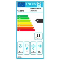 Plaque de cuisson induction VALBERG aspirante IH 4 HTB 2FZ 929C