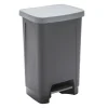Poubelle plastique à pédale 50L