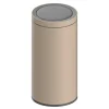 Poubelle sensor 40L métal argenté