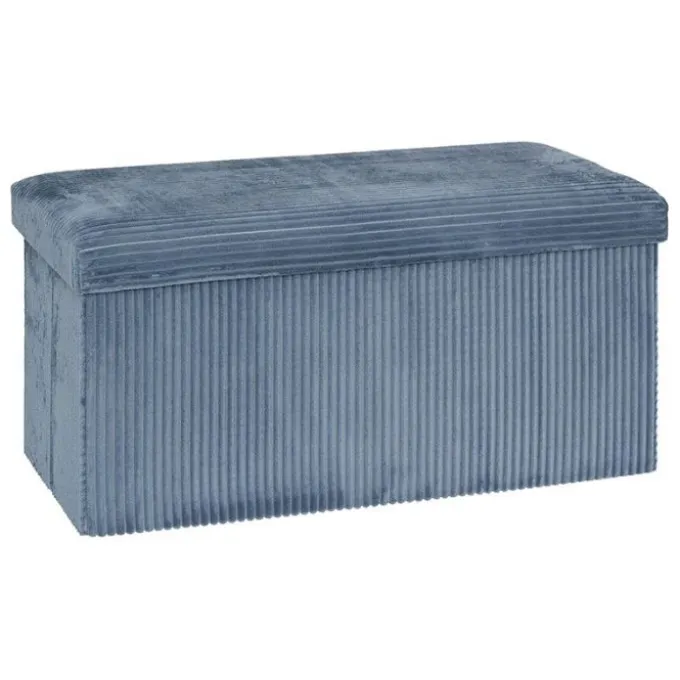 Pouf double pliable 76x38x38cm velours