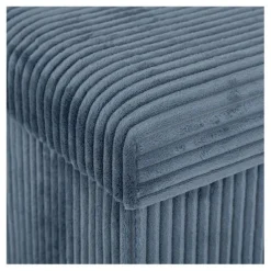 Pouf double pliable 76x38x38cm velours