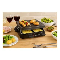 Raclette TECHWOOD 4 personnes + grill TRA-46
