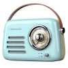 Radio LEDWOOD ALMA Vintage Bleue