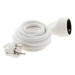 Rallonge ZENITECH 16A 3m Blanche