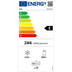 Réfrigérateur 2 portes TCL RP536TSE1