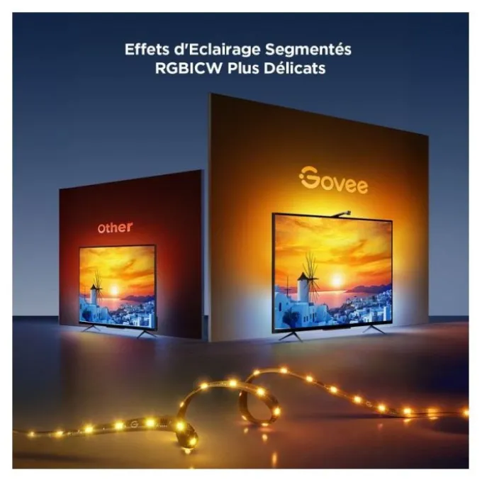 Ruban LED GOVEE TV Backlight caméra 55" à 65"