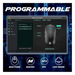 Souris gaming AKUMA OTAKU M06WL 7200Dpi avec base de recharge magnétique