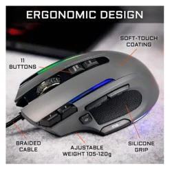 Souris gaming THE G-LAB Nitrogen Core filaire