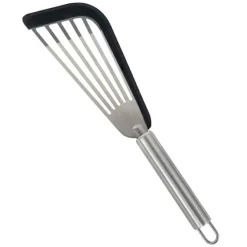 Spatule inox bord silicone