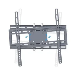 Support mural EDENWOOD TV de 66 à 140 cm D2 déporté noir