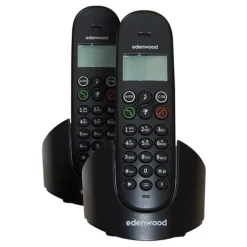 Téléphone duo avec répondeur EDENWOOD TRD 1 Noir