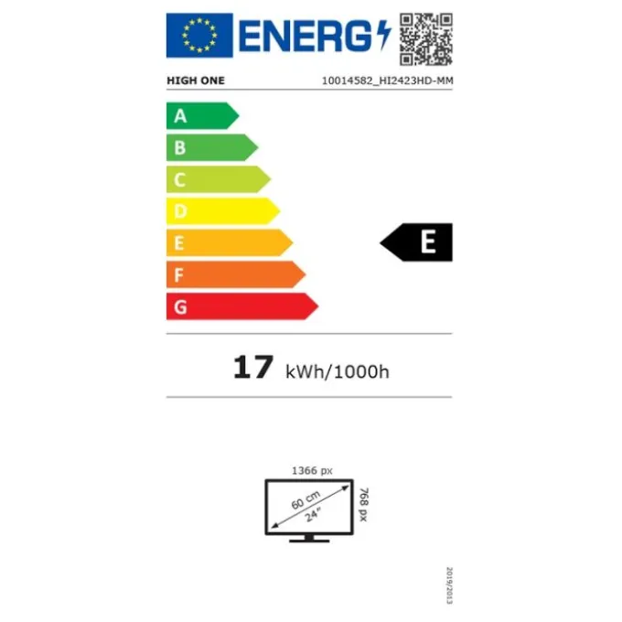 TV 24" HIGH ONE HI2423HD-MM 12 Volts