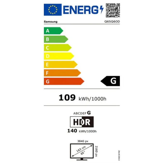 TV QLED 65" SAMSUNG Q65Q60D