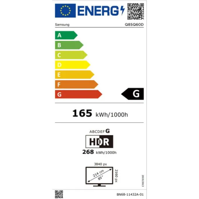 TV QLED 85" SAMSUNG Q85Q60D