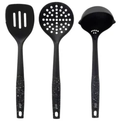 Ustensiles de cuisine x3 (spatule, louche et écumoire)